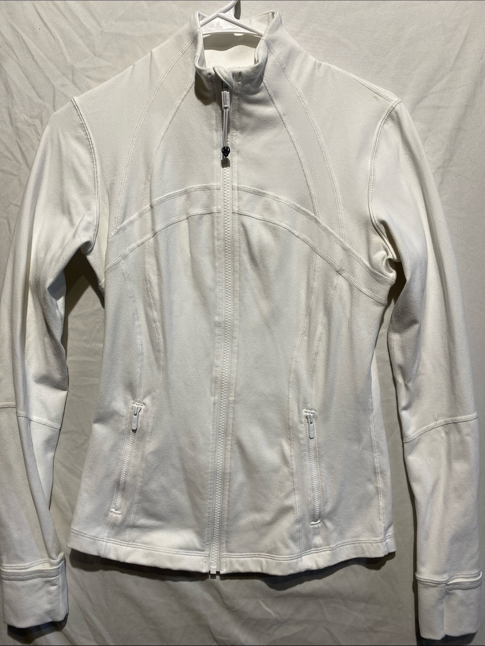 lululemon athletica White Full-Zip Utility Jacket